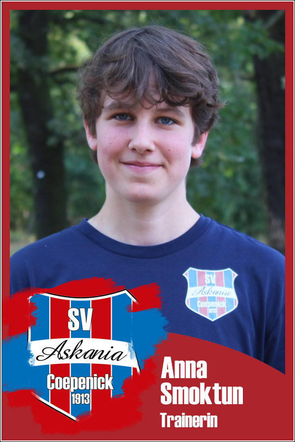 Anna Smoktun (Junior Coach 1.F-Junioren 2024/2025)