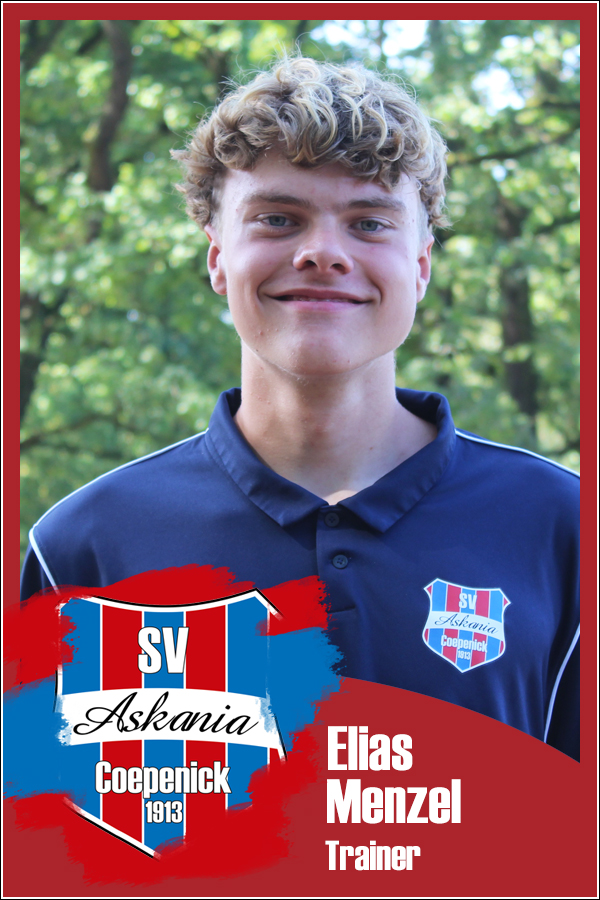 Elias Menzel (Junior Assistent 1.D-Junioren 2024/2025)